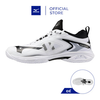  Giày Cầu Lông Unisex Mizuno Wave Claw Neo 3 - Trắng Đen - 71GA247320 