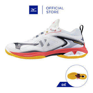  Giày Cầu Lông Unisex Mizuno Wave Claw Neo 3 - Trắng Cam - 71GA247325 