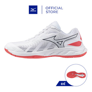  Giày Cầu Lông Unisex Mizuno Wave Fang El 2 - Trắng Cam - 71GA242325 