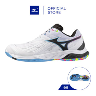  Giày Cầu Lông Unisex Mizuno Wave Fang 2 - Trắng Xanh Dương - 71GA231345 