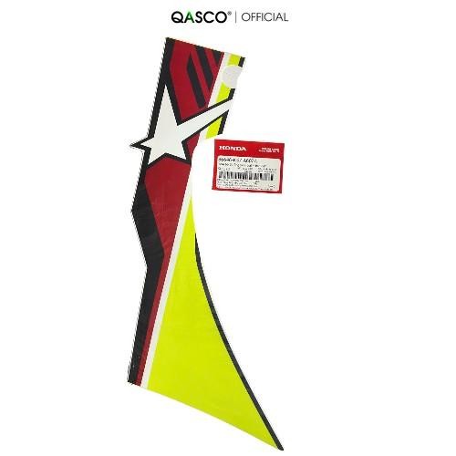 Tem bộ ốp ống yếm trái *NHB55P* HONDA  QA(86646K57A60ZA)_(HN 24)