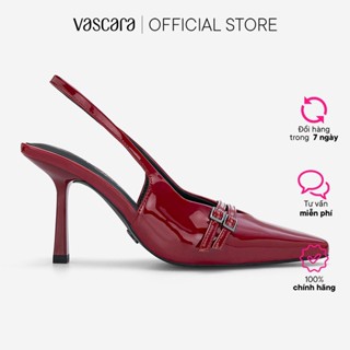 Vascara Giày Slingback Mũi Nhọn Phối Khóa Đôi - BMN 0731 