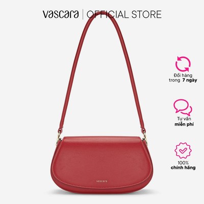 Vascara Túi Leather Nắp Gập Kiểu Saddle - SHO 0296