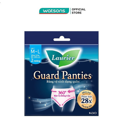 Băng Vệ Sinh Dạng Quần Laurier Chống Tràn Size M-L 2pcs