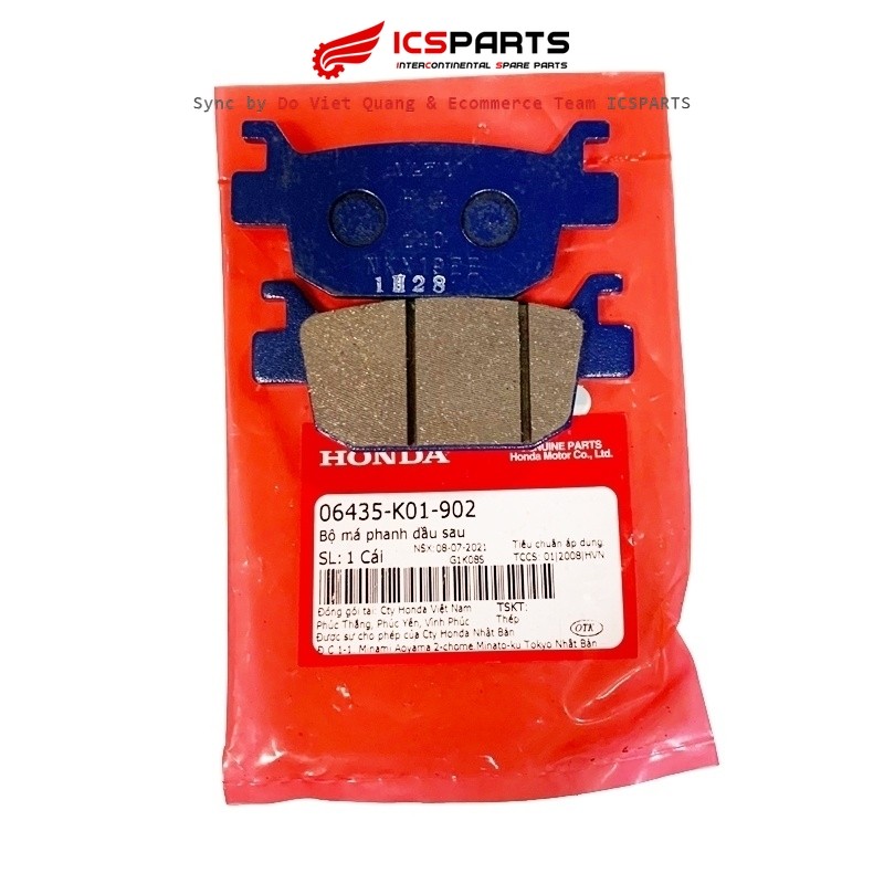 Bộ Má Phanh Dầu Sau Sh 125 / Sh 150 - 06435K01902