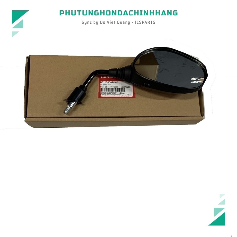 Bộ gương phải (Đủ phụ kiện) AIR BLADE 110 Béo, AB 125 (88110KVGV40)