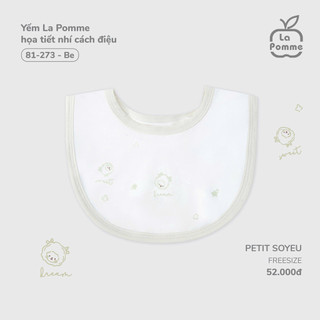 LP - Yếm La Pomme họa tiết nhí cách điệu - Be - SS25.T8A