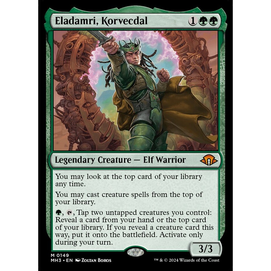 Eladamri, Korvecdal - mythic - normal - MH3 - 149 - (Rare,Mythic) - Magic The Gathering