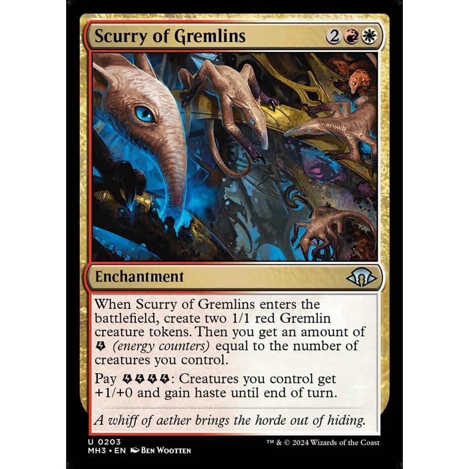 Scurry of Gremlins - uncommon - normal - MH3 - 203 - (Uncom, Common) - Magic The Gathering