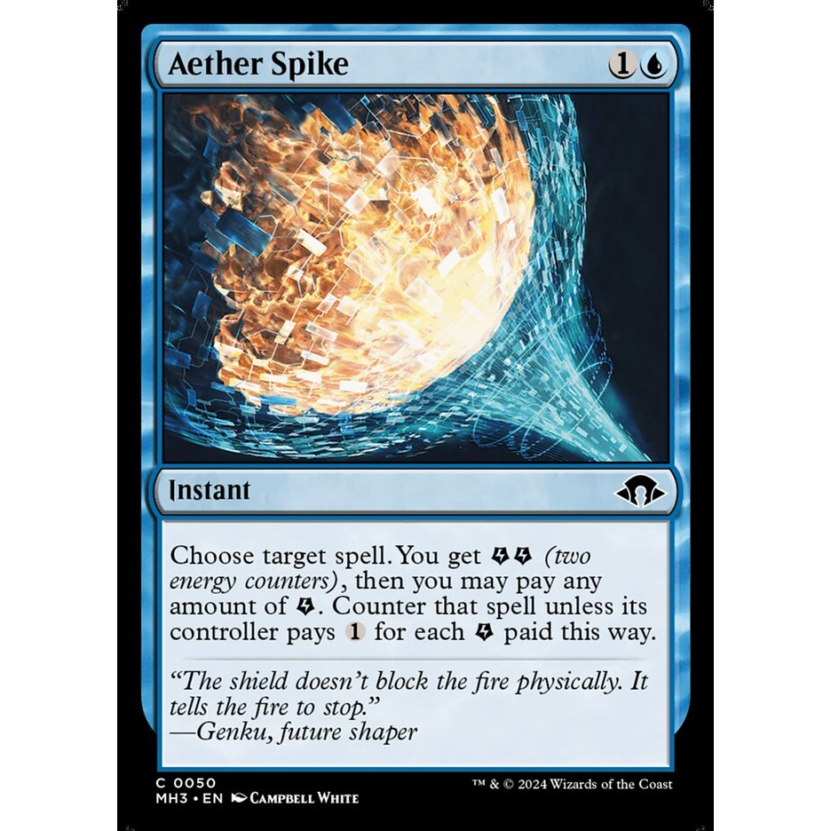 Aether Spike - common - foil - MH3 - 50 - (Uncom, Common) - Magic The Gathering