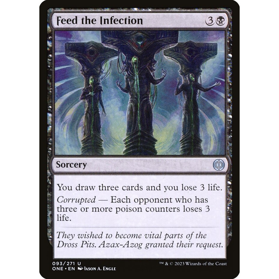 Feed the Infection - uncommon - normal - ONE - 93 - (Uncom, Common) - Magic The Gathering