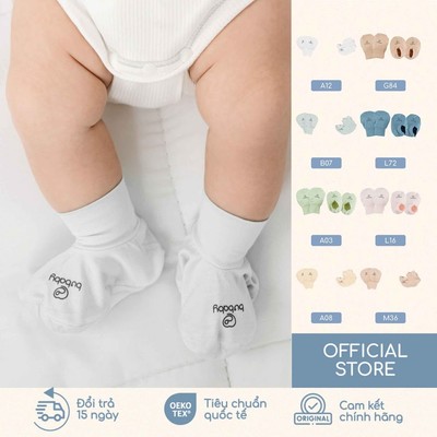 Bộ bao chân, bao tay Bambus BU Baby ABB400004