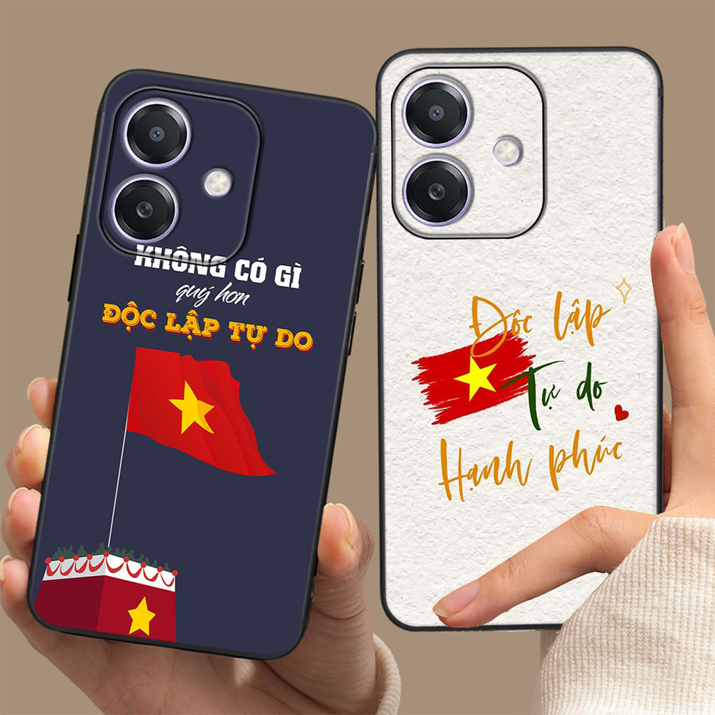 ốp lưng Oppo A5i / A5i Pro in hình yêu nước, độc lập, tự do