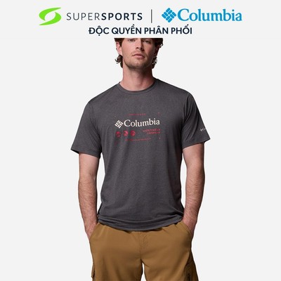 Áo Thun Nam Columbia Kwick Hike™ Graphic Short Sleeve - Xám - 2071764007