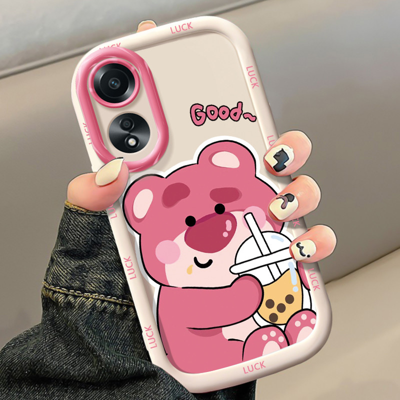 Ốp Lưng OPPO A58 4G A78 4G A58 5G A58X 5G A78 5G A1X 5G A2X 5G Ốp Silicon Case Dễ thương Gấu Nhỏ