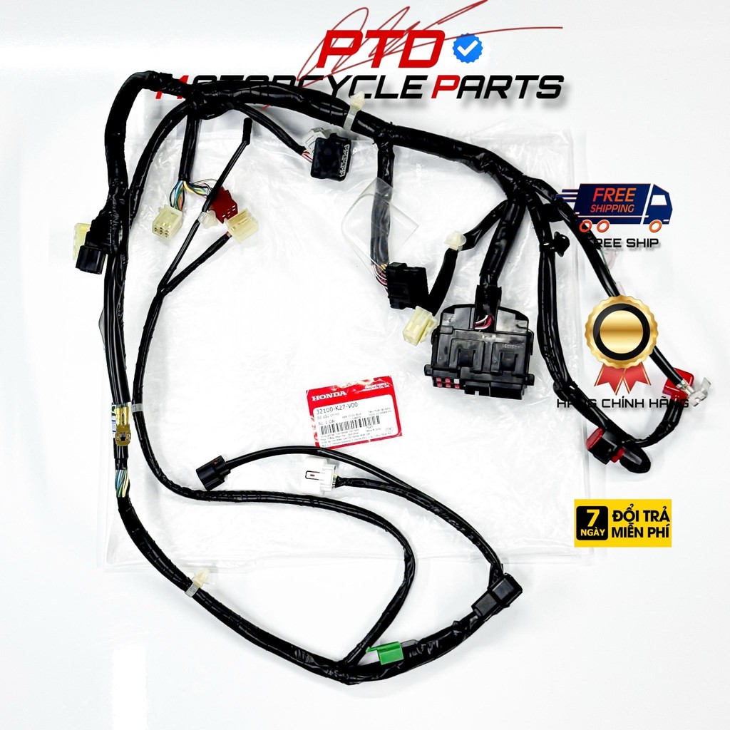 DÂY ĐIỆN SƯỜN HONDA , HÀNG CHÍNH HÃNG HONDA VIỆT NAM K27 V00 ( 32100 - )