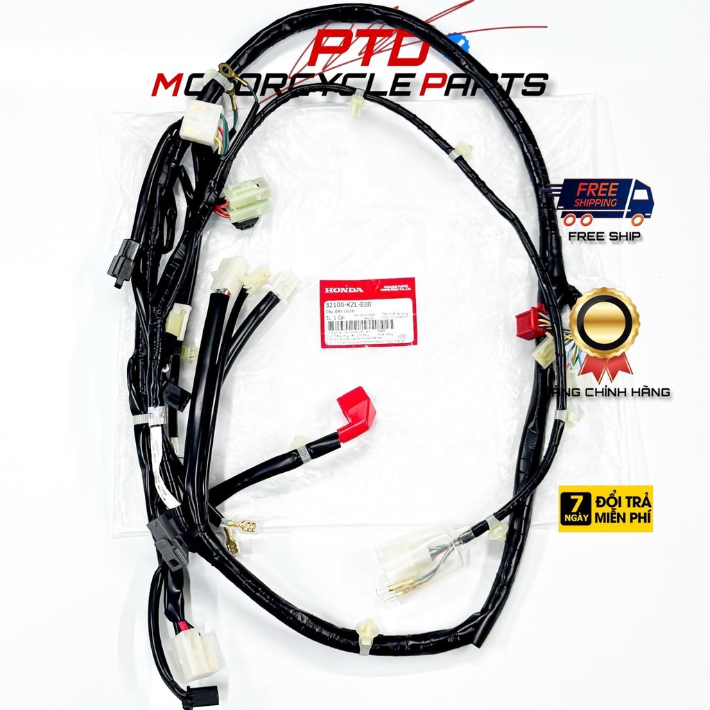 DÂY ĐIỆN SƯỜN HONDA , HÀNG CHÍNH HÃNG HONDA VIỆT NAM KZL ( 32100 - )