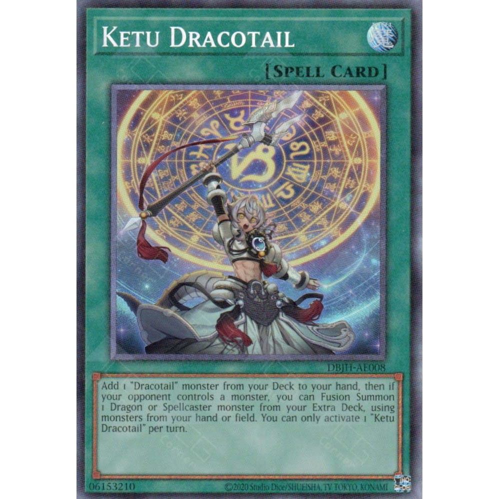 Thẻ bài Yugioh - DBJH-AE008 - Ketu Dracotail