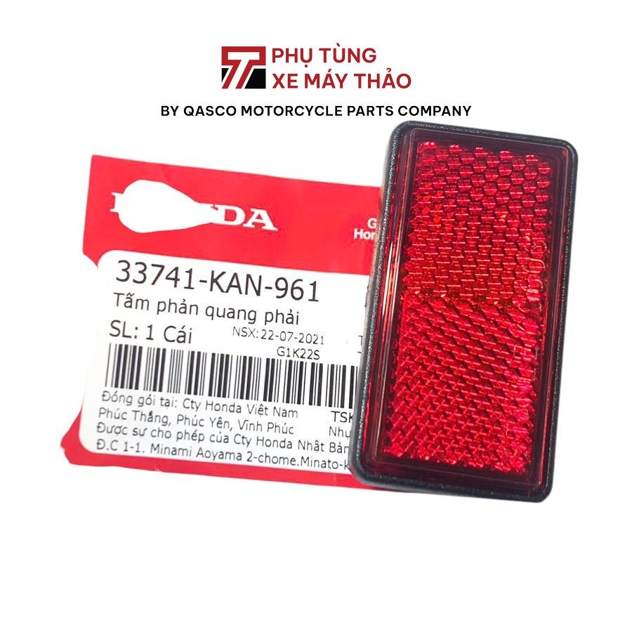 Tấm phản quang đỏ dè sau xe HONDA Winner 150, Winner X (RS150 V1 V2 V3), Future, AB   |33741-KAN-961