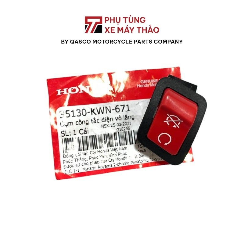 Công tắc tắt máy nút đỏ HONDA SH 300i  350i   |35130-KWN-671_8B 4C