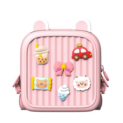 Ba Lô Đi Học, Đi Chơi Mini Trẻ Em Kèm Charm KOOOL Hồng K32/PINK