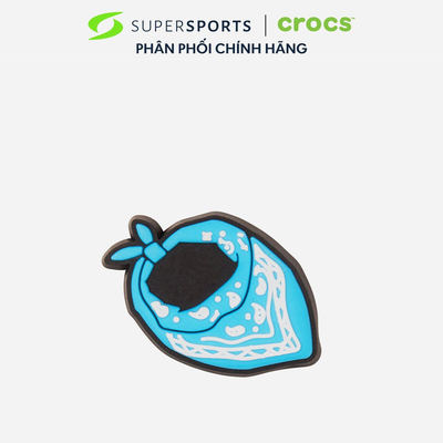 Phụ Kiện Charm Crocs Symbol Bandana 1 Pcs - Xanh Dương -  10007518