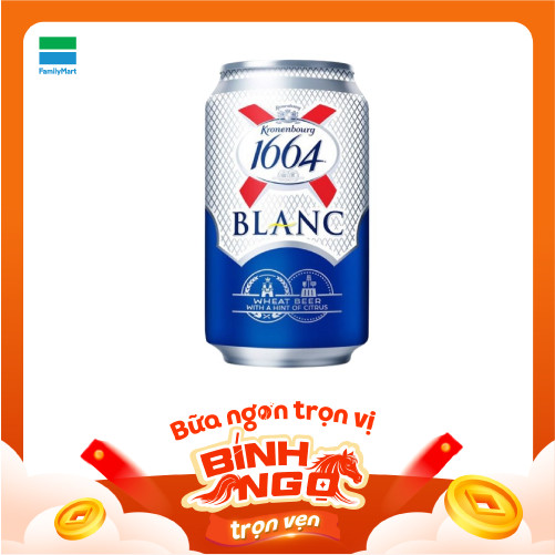 Bia Kronenbourg 1664 Blanc Lon 330Ml