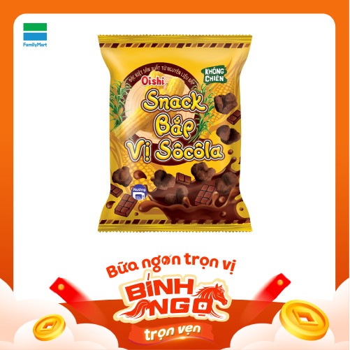 Oishi Snack Bắp Vị Socola 68G