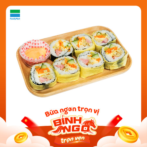 Gimbap Trứng Cuộn