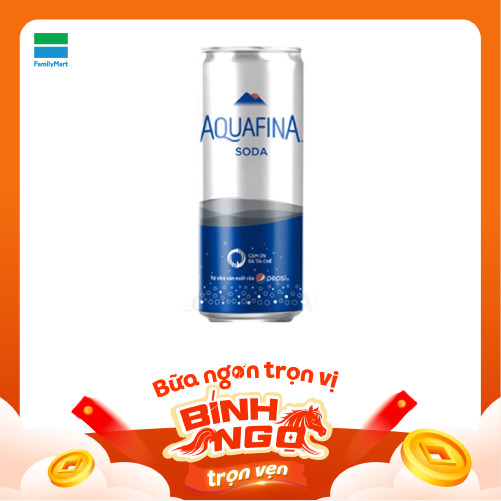 Nước Có Gaz Aquafina Soda Lon 320ML