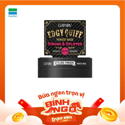Gatsby Pomade Vuốt Tóc Perfect Raise 75G