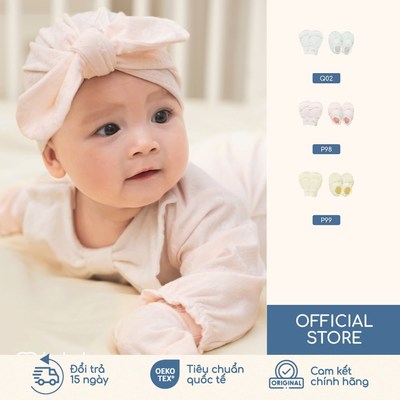 BU Baby Phụ kiện Bộ bao chân tay nơ xinh newborn I Quần áo sơ sinh cao cấp mềm mịn I AVC400030