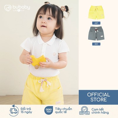 BU Baby Quần cộc thể thao năng động từ 7 đến 23 kg | Quần áo sơ sinh cao cấp mềm mịn | KCT4300A1