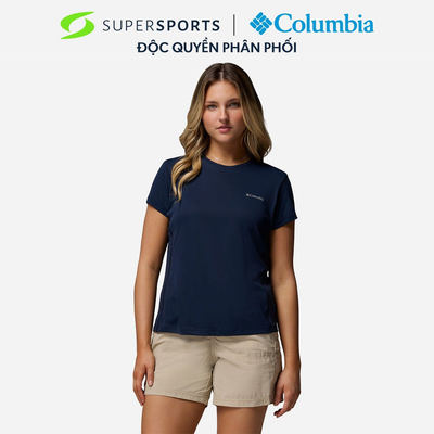 Áo Thun Nữ Columbia Zero Rules Light Short Sleeve Crew - Xanh Navy - 2131721465