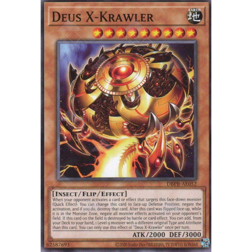 Thẻ bài Yugioh - DBPR-AE052 Deus X-Krawler