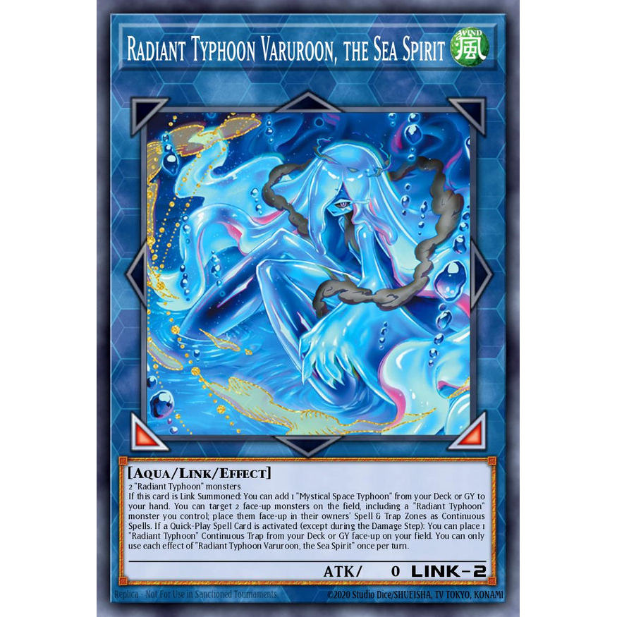[Yugioh Funny Shop] 1 lá thẻ bài BPRO-EN049 - Radiant Typhoon Varuroon, the Marine Eidolon - Ultra R