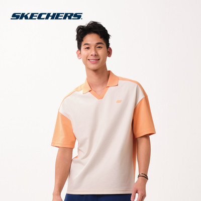 Short Sleeve Polo Nam Skechers Cali Summer Iconic Short Sleeve Polo - SL126M201-064F