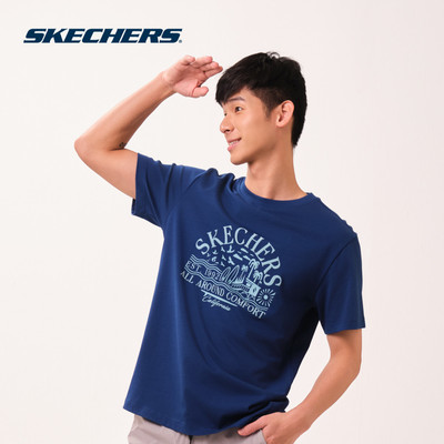 Áo Thun Tay Ngắn Nam Skechers Cali Summer Iconic Short Sleeve Tee - SL126M197-00N3
