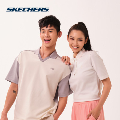 Short Sleeve Polo Nữ Skechers Cali Summer Iconic Short Sleeve Polo - SL126W159-00QF