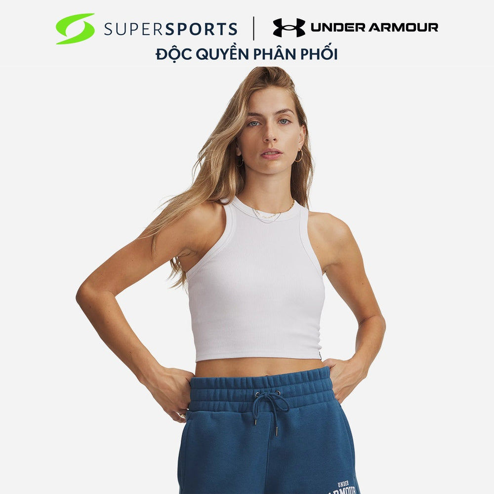 Áo Ba Lỗ Nữ Under Armour Ribbed - 6010956-100
