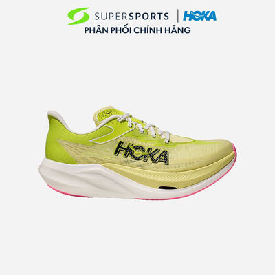Giày Chạy Bộ Unisex HOKA Rocket X 3 - Vàng Chanh - 1168724-SNLG