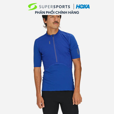 Áo Thun Nam HOKA Skybreeze Sleeve Zip - Xanh Dương - 1170232-ULT LS500