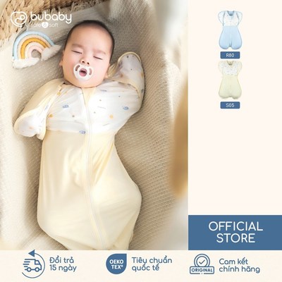BU Baby Túi ngủ nhộng chũn Little Rainbow Newborn |Phụ kiện sơ sinh cao cấp mềm mịn | CVS4500LR