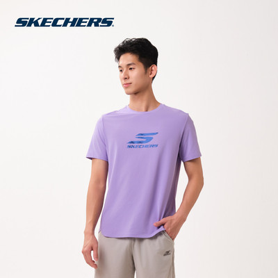 Áo Thun Tay Ngắn Nam Skechers Walking Performance Short Sleeve Tee - SP126M114-00P0