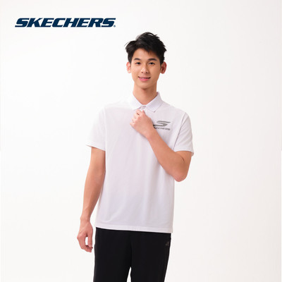 Polo Tee Nam Skechers Walking Performance Polo Tee - SP126M118-0019