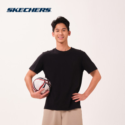 Áo Thun Tay Ngắn Nam Skechers Game On Lounge Short Sleeve Tee - SL126M208-0018