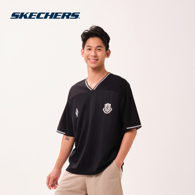 Áo Thun Tay Ngắn Nam Skechers Game On Iconic Short Sleeve Tee - SL126M218-0018
