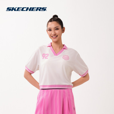 Polo Tee Nữ Skechers Game On Iconic Polo Tee - SL126W145-00QF