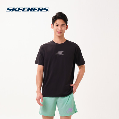 Áo Thun Tay Ngắn Nam Skechers Running Performance Short Sleeve Tee - SP126M107-0018