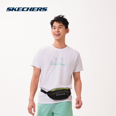 Raglan Tee Nam Skechers Running Performance Raglan Tee - SP126M109-0019